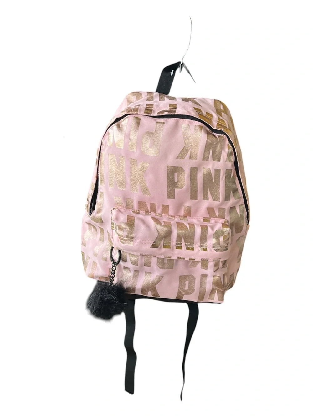PINK Victoria's Secret Pink and Black Backpack Interior